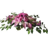 Stroik cmentarz Kalie piwonia hortensja malina