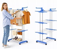 DUŻA SUSZARKA NA PRANIE STOJĄCA WIESZAK STOJAK NA UBRANIA BIELIZNĘ MOCNA XL