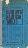 Burton's nautical tables Tablice nawigacyjne