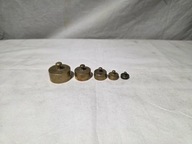 Zestaw odważników mosiężnych 1-20DK Austro-Węgry