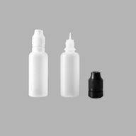 Butelki 30ml PET 20szt. | zakraplacze do kosmetyków, próbki, płyny, liquidy