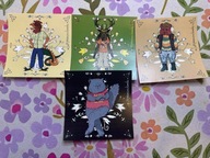 Naklejki komiksowe na laptopa, telefon, lodówkę, deskorolkę