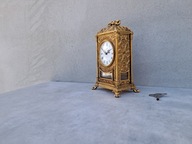 Urzekający zegar chodzik -Schatz 1960 rok mosiężny