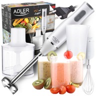 BLENDER RĘCZNY NOWOCZESNY EFEKTYWNY WYTRZYMAŁY PREMIUM AD4620 800 W biały
