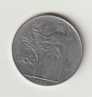 Wlochy 100 lirow 1958