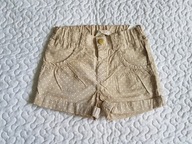 spodenki beżowe w kropki nowe roz 116