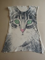 CHEROKEE bluzka tunika z kotem kitty cat 36 38