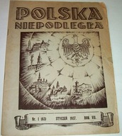 "POLSKA NIEPODLEGŁA" NR 1 (63) I. 1937