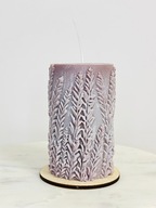 Świeczka sojowa zapachowa Lawendowe Pole. Podstawka gratis