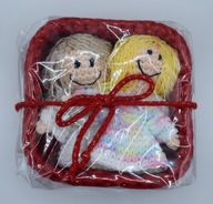 aniołki na szydełku zestaw świąteczny (az3)