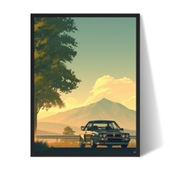 Lancia Delta Integrale Plakat/Obraz w Ramce 40x30cm Prezent dla faceta
