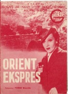 ORIENT EKSPRES -film -program kinowy -lata 30-te