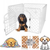 Ładny Kojec dla szczeniąt psów Zagroda 90x90x60 - Przyjemny sen