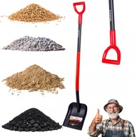 ŁOPATA SZUFLA DO PIASKU ZBOŻA ZIARNA PIASKOWA WĘGLA ŻWIRU METALOWA MOCNA