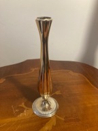 Mini wazonik dekoracyjny na stopce – kolor złoty, vintage