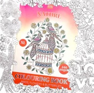 KOLOROWANKA ANTYSTRESOWA dla Dorosłych MANDALA ROŚLINY ZWIERZĘTA 240 Stron