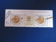 Fi. 5480 B** 75 lat Polskiego Związku Filatelistów - górna listwa