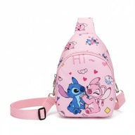 TOREBKA PLECAK PLECACZEK NA RAMIĘ DLA DZIECKA STITCH I ANGEL SUPER PREZENT