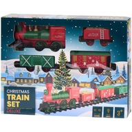 Pociąg świąteczny z oświetleniem i dźwiękiem 3+ zabawka dla dziecka