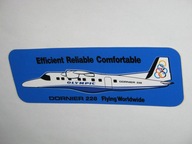 Samolot DORNIER 228 naklejka z PRL