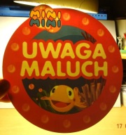 UWAGA MALUCH - MINI MINI - NAKLEJKA NA SAMOCHÓD