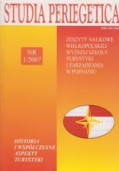 Historia i współczesne aspekty turystyki Studia Periegetica 1 ; jak nowa