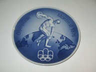 IGRZYSKA OLIMPIJSKIE MONTREAL 1976 talerz porcelanowy