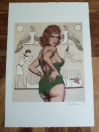 MEL RAMOS - Nile Queen (2000) - 57 cm x 38.5 cm -POP ART- (WARHOL, BANKSY)