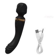 WIBRATOR DAMSKI DWUSTRONNY MASAŻER ŁECHTACZKI WIBRATOR DO WAGINY ŁECHTACZKI