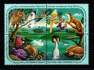 ONZ Genewa / 200-203 ( Fauna / flora - Ochrona środowiska) 1991 r. / czyste