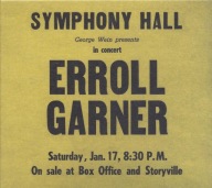 Erroll Garner – Symphony Hall Concert CD
