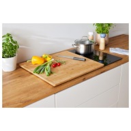 Deska do krojenia bambus z rowkami ochronna na kuchenkę płyta 56x50cm
