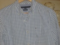 KOSZULA-TOMMY HILFIGER-KOSZULA MĘSKA R-S-LOGO -HAFT.