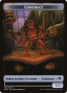 Magic: The Gathering Construct Token (NEO 015)