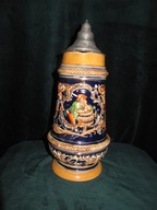 -OBNIZKA--[@u6] Cudo 35cm Stary 2L kufel dzban.ok 1900 -XXL-