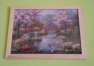 Gotowy obraz haft diamentowy 30x40 japoński ogród+ ramka