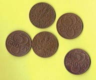 POLSKA 5 groszy 1937 r.