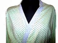 SZLAFROK 100% bawełna rękaw 3/4 wiązany r. M