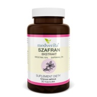 Suplement diety Medverita szafran ekstrakt 30 mg - 90 kapsułek bezglutenowy