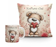 Poduszka i kubek Walentynki pomysł na prezent