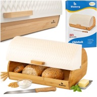 Chlebak zestaw BLUBERG beżowy metal