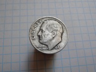 10 centów 1952 r. USA srebro.