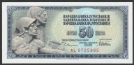 Jugosławia 50 dinarów 1978 - AL - stan bankowy UNC