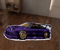 Modny dywan dekoracyjny w kształcie auta JDM