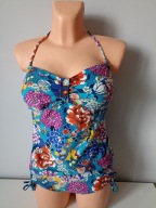 Śliczny markowy kostium tankini TU góra UK 14 EUR 42 gół UK 12 EUR 40