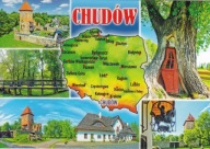 CHUDÓW K. GLIWICE - ZAMEK - DRZEWO - MAPKA