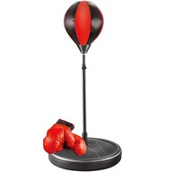 ZESTAW BOKSERSKI boks dla dzieci STOJĄCY GRUSZKA NA SPĘŻYNIE RĘKAWICE AKCES