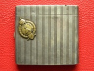 Odznaka / papierośnica - PIERWSZY PUŁK UŁANÓW