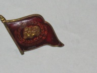 Marx Engels Lenin Marksizm Komuna Socjalizm odznaka z PRL