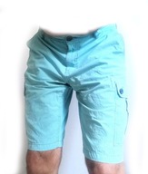 KRÓTKIE SPODENKI TURKUSOWE! WSB OKAZJA! BAWEŁNA